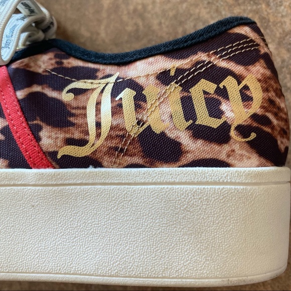 Juicy Couture Leopard Print Platform Sneakers NWT - Picture 8 of 11
